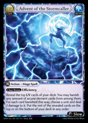 Advent of the Stormcaller - Foil