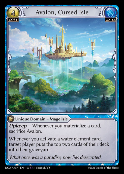 Avalon, Cursed Isle - Foil