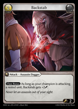 Backstab - Foil