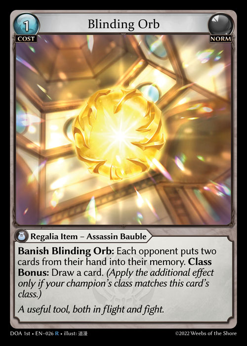 Blinding Orb - Non-Foil