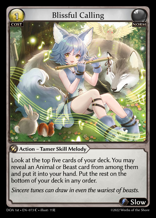 Blissful Calling - Foil