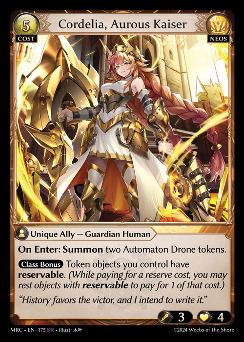 Cordelia, Aurous Kaiser - Foil