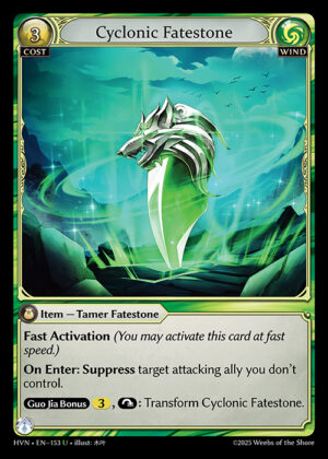 Cyclonic Fatestone - Foil