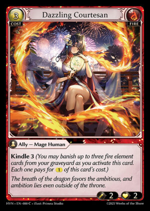 Dazzling Courtesan - Foil