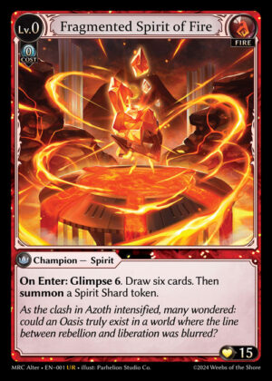 Fragmented Spirit of Fire - Foil