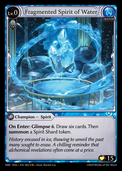 Fragmented Spirit of Water - Foil