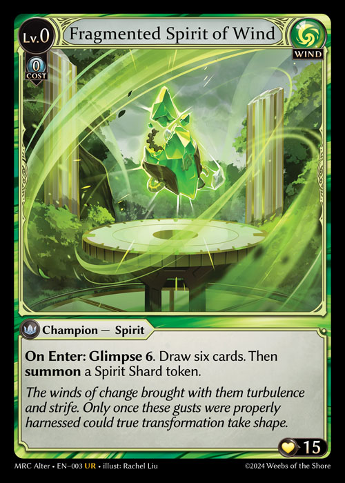 Fragmented Spirit of Wind - Foil