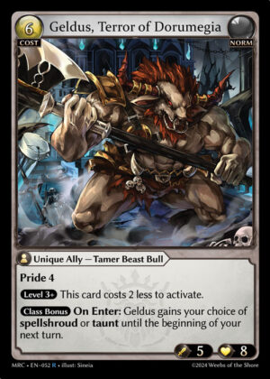 Geldus, Terror of Dorumegia - Foil