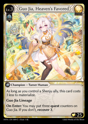 Guo Jia, Heaven's Favored - Foil