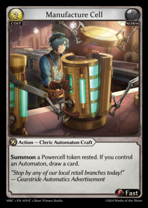 Manufacture Cell - Foil