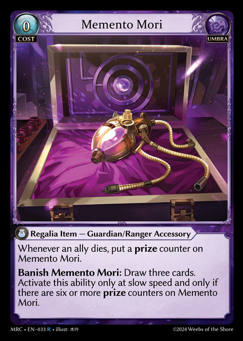 Memento Mori - Foil