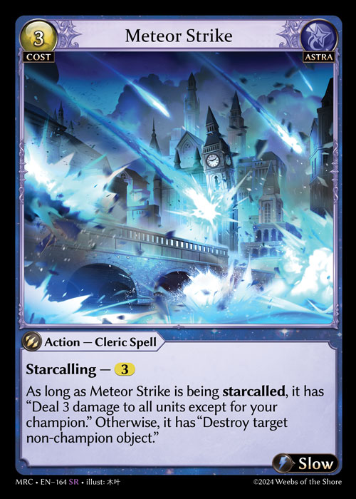 Meteor Strike - Foil