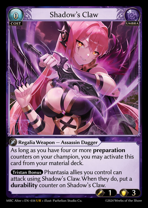 Shadow's Claw - Non-Foil