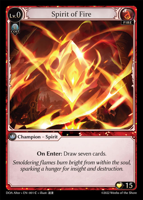 Spirit of Fire - Non-Foil