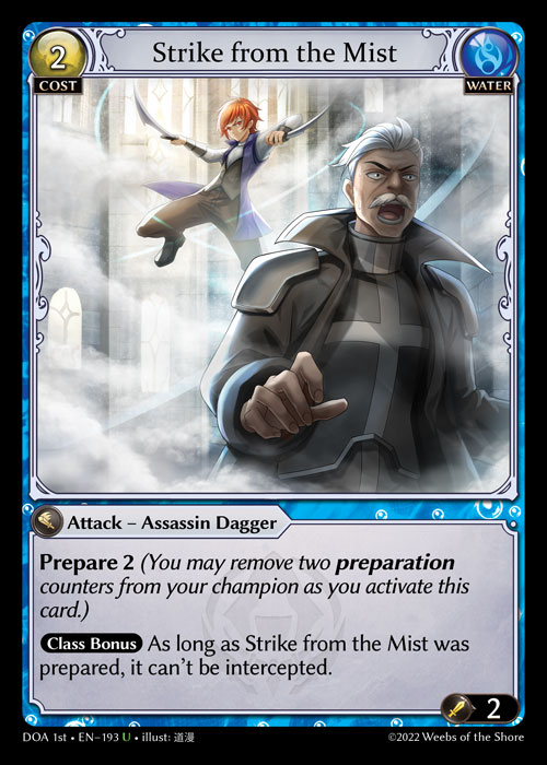 Strike from the Mist - Foil