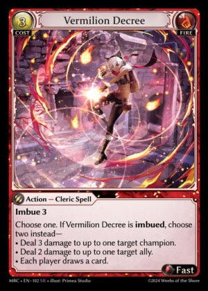 Vermilion Decree - Foil