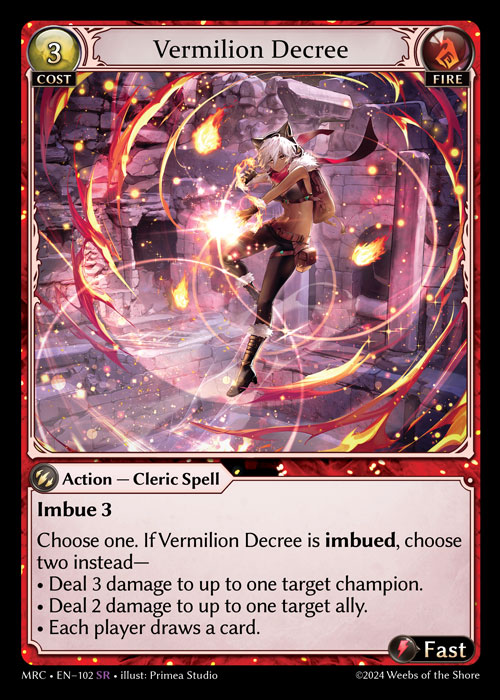 Vermilion Decree - Foil