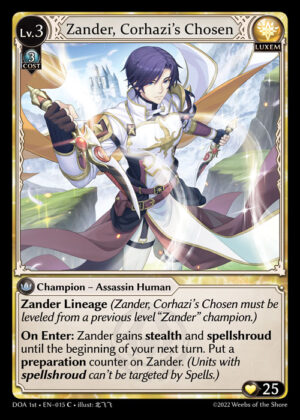 Zander, Corhazi's Chosen - Foil