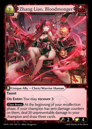 Zhang Liao, Bloodmonger - Foil