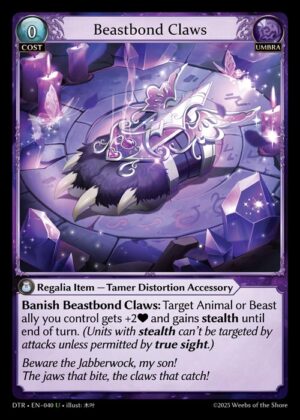 Beastbond Claws - Foil