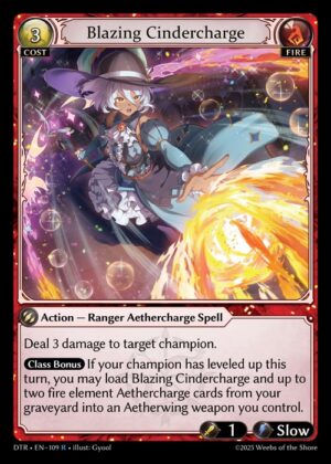 Blazing Cindercharge - Foil