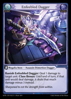 Enfeebled Dagger - Foil