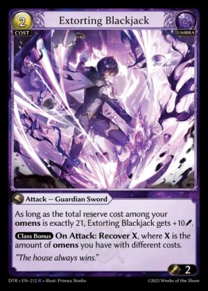 Extorting Blackjack - Foil