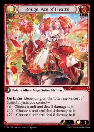 Rouge, Ace of Hearts - Foil