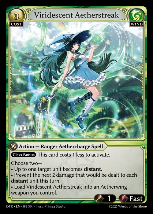 Viridescent Aetherstreak - Foil