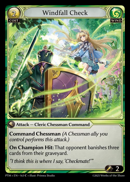 Windfall Check - Foil