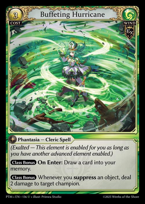 Buffeting Hurricane - Non-Foil