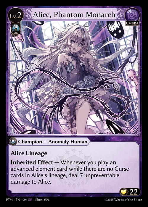 Alice, Phantom Monarch - Foil
