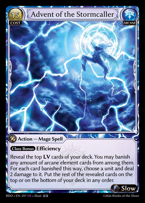 Advent of the Stormcaller - Non-Foil