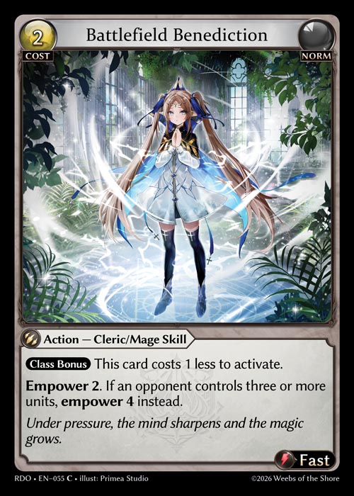 Battlefield Benediction - Curio Foil