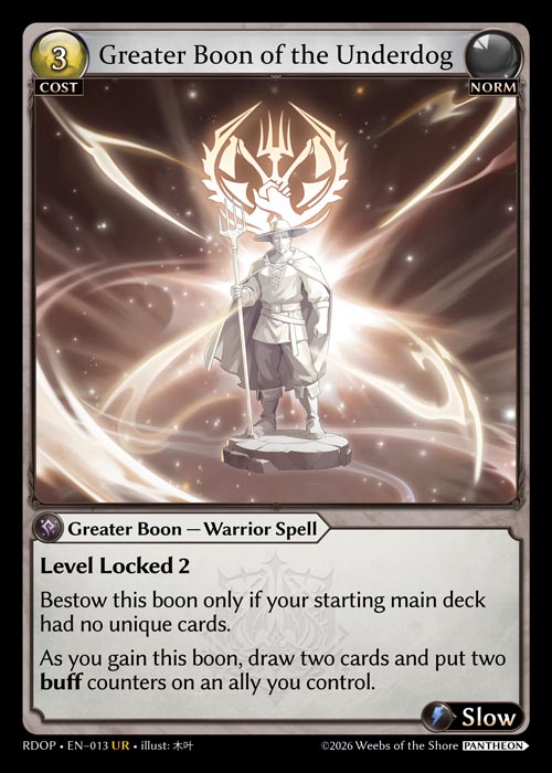 Greater Boon of the Underdog - Non-Foil