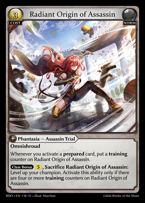 Radiant Origin of Assassin - Foil