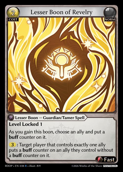 Lesser Boon of Revelry - Non-Foil