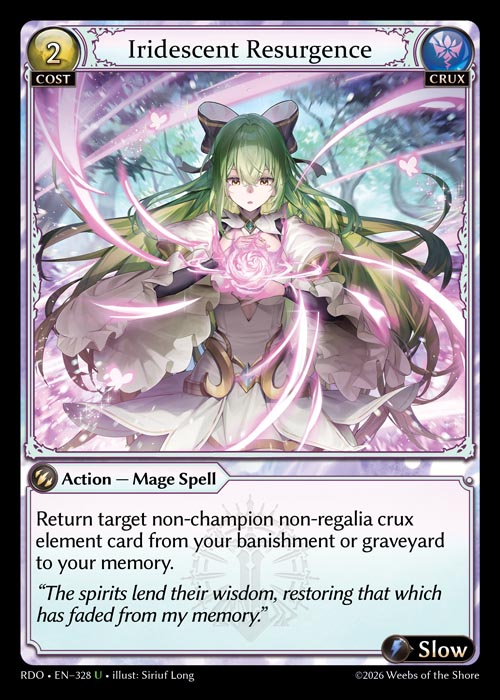 Iridescent Resurgence - Curio Foil