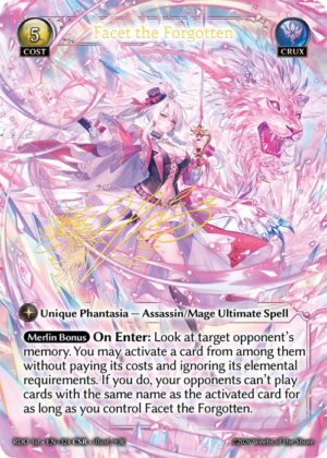 Facet the Forgotten - Foil