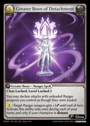 Greater Boon of Detachment - Non-Foil