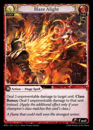 Blaze Alight - Curio Foil