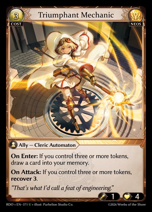 Triumphant Mechanic - Foil