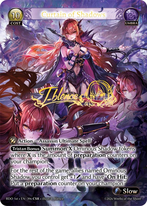 Curtain of Shadows - Foil